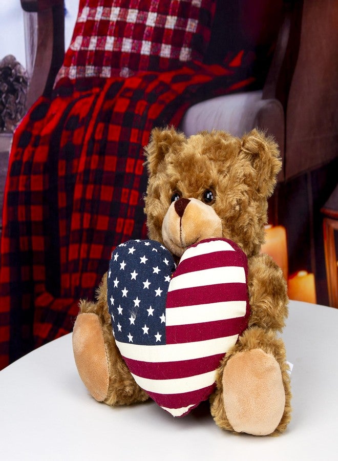Plushland American Pillow Bear 11 Inches Adorable Beige Pillow Plush Stuffed Animal Toy for Kids Children - Image 4